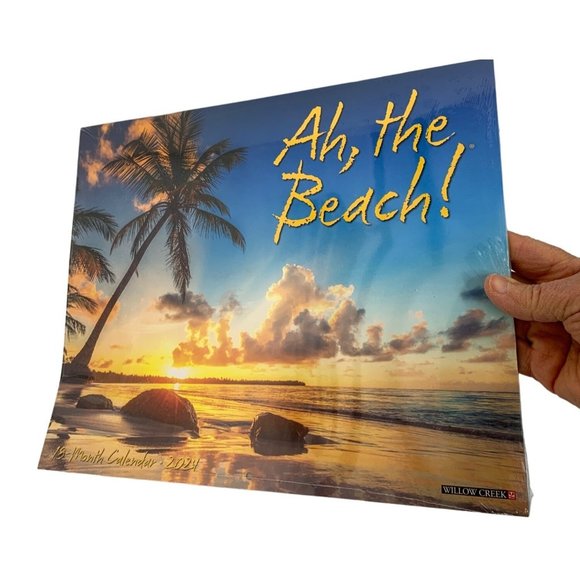 U-Line Beach Paper Wall Calendar 2024 6674 New Willow Creek - Picture 5 of 9